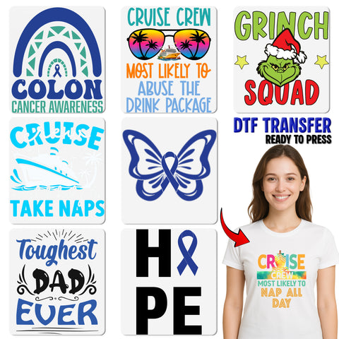 Funny Christmas Grinch DTF Transfer Ready to Press for Holiday T-Shirts Men Women Family Group