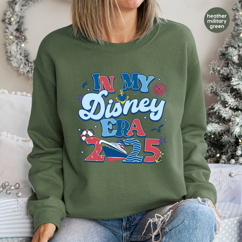 Disney Cruise 2025 DTF Transfer Iron-On Ready to Press Cute Nautical Theme for Family Vacation T-Shirts & Apparel
