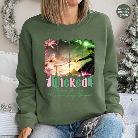 Wicked Musical DTF Transfer Iron-On Friendship Magical Theme for Theater Fan Apparel & Cosplay