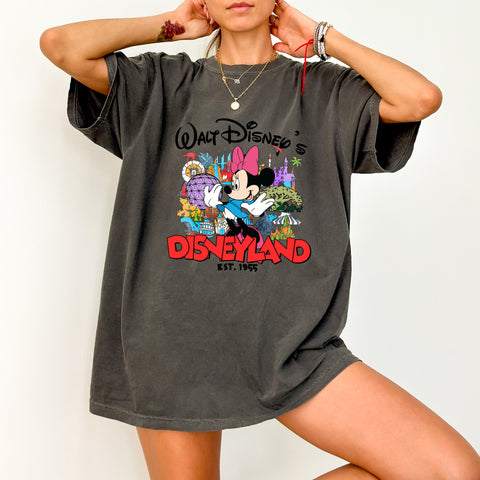 Disneyland Family Fun DTF Transfer, Cute Character Iron-On, Ready To Press Vacation T-Shirt, Disney Park Apparel for Fans
