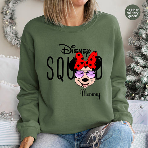 Cute Retro Pop Character DTF Transfer, Family Reunion Fun Apparel, Ready To Press Disney Inspired T-Shirt Design