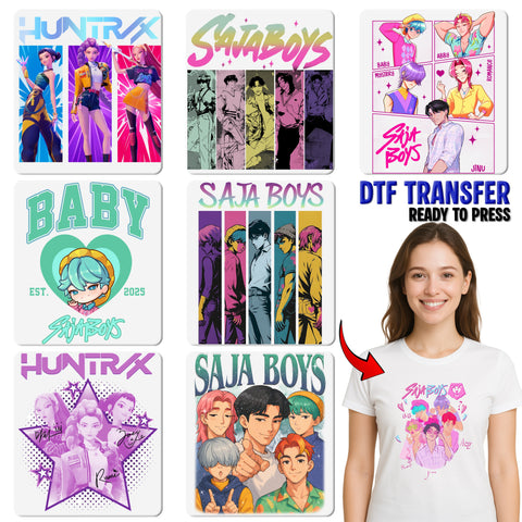 Iron-On Halloween Witch DTF Transfer for Women & Kids T-Shirt, Cute Ghost Ready To Press, Funny Halloween Apparel