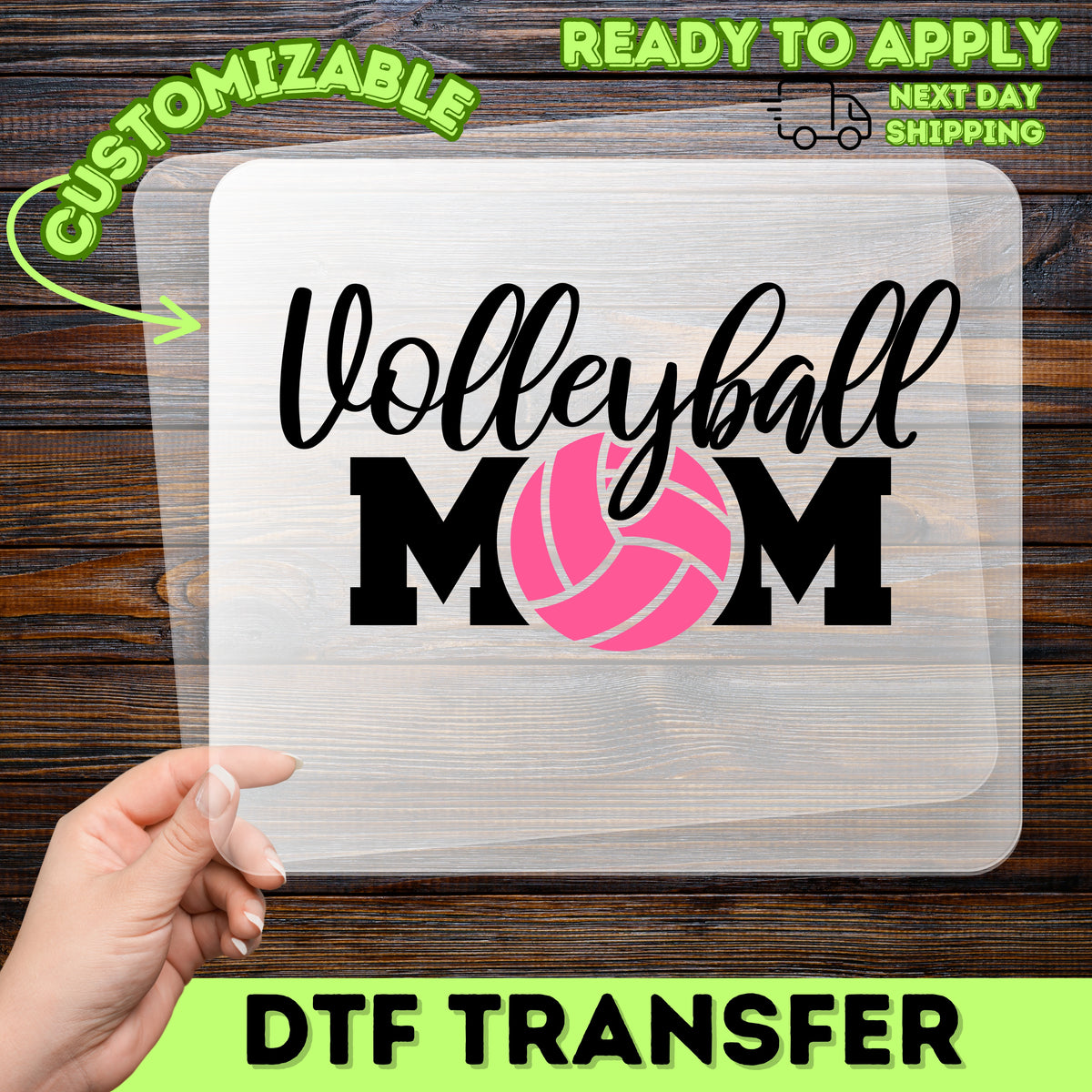 Funny Volleyball Pun DTF Transfer Ready To Press Iron-On for T-shirt & Apparel, Cute Volleyball Sports Design