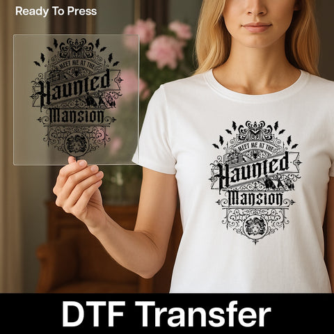 Iron-On Cute Holiday DTF Transfer for Family Matching T-Shirts & Group Celebration Apparel