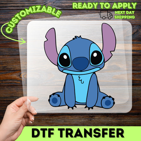 Cute Cartoon Character DTF Transfer Fun Group Matching Shirts Family Celebration Apparel
