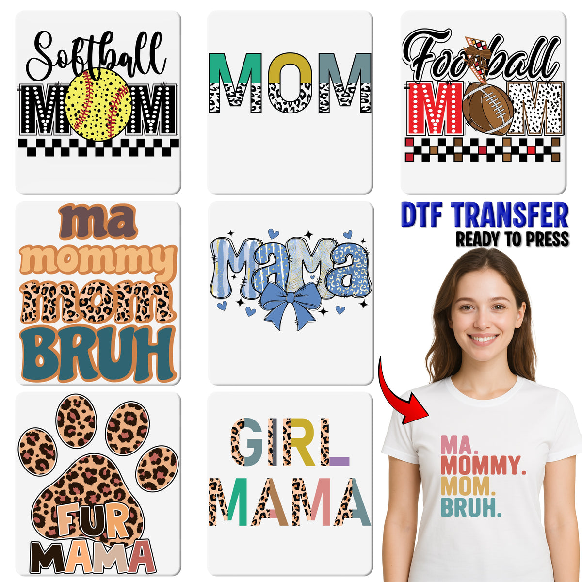 Ready To Press Baseball Glove & Ball DTF Transfer - Cute Realistic Sports Iron-On for Baseball Fans Apparel & Team Spirit Shirt