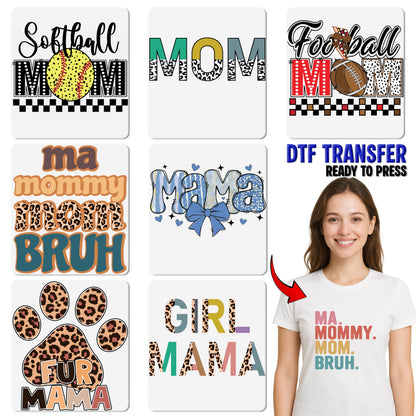 Ready To Press Baseball Glove & Ball DTF Transfer - Cute Realistic Sports Iron-On for Baseball Fans Apparel & Team Spirit Shirt