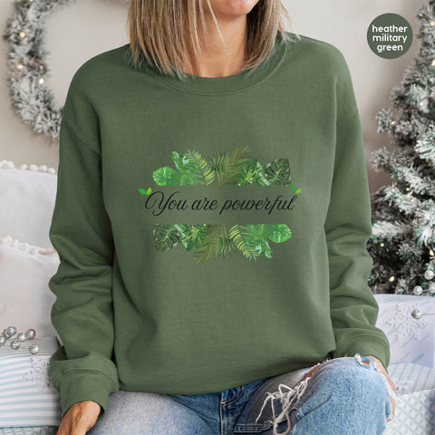 Nature-Inspired Empowerment Boho DTF Transfer for Women Shirts & Apparel - Ready To Press Motivational Quote Design