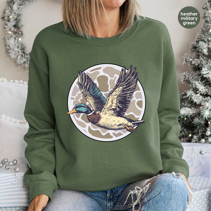 Vintage Duck Adventure DTF Transfer for Nature Lovers Ready to Press Outdoor Enthusiast T-Shirt Apparel