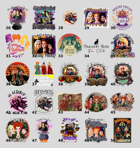 Funny Halloween Hocus Pocus Ready To Press DTF Transfer for Shirts & Hoodies - Witchy Cat Design for Halloween Enthusiasts