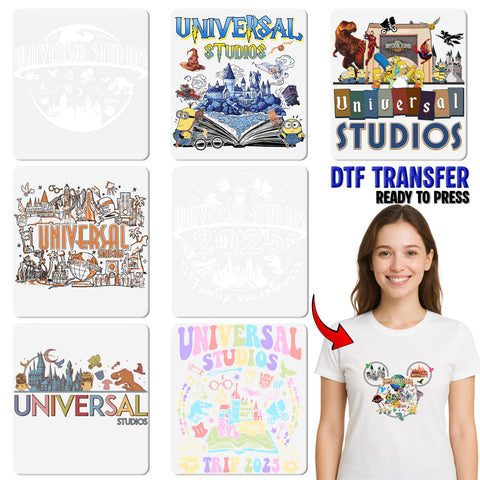 Cute & Funny Holiday DTF Transfer for Unisex Apparel - Ready To Press Christmas Iron-On Character Graphic T-Shirt Design