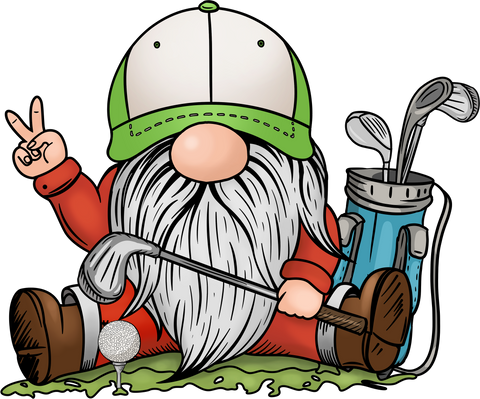 Funny Golf Shirt, Golfing Gnomes Graphic Tees, Golf Gifts for Dad, Cute Sport Clothing, Cool Golfer Outfits, Gift for Him, Shirts for Men