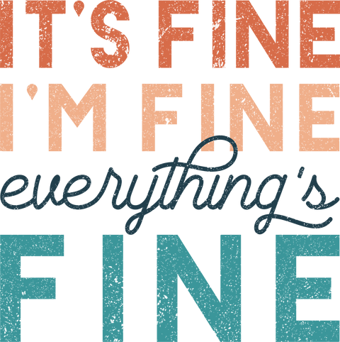 Funny Introvert Shirt, Cute Sarcastic T-Shirt, Its Fine T Shirt, Im Fine Shirts, Everything Fine Tee, Funny T-Shirt, Gift For Her