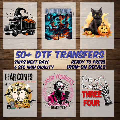 Cute Cowboy Ghost DTF Transfer Iron-On for Halloween Apparel - Ready to Press Seasonal Fun for Moms & Teachers