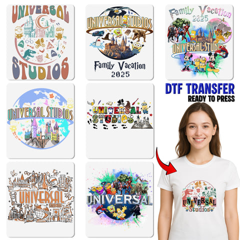 Cute Halloween DTF Transfer Iron-On for T-Shirt and Sweatshirt - Perfect for Kids & Adults Ready to Press Halloween Apparel