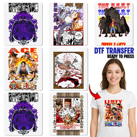 Dynamic Tanjiro Kamado Anime DTF Transfer Ready To Press For Anime Fans & Cosplayers Empowering T-Shirt Design