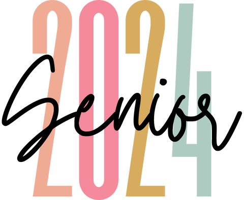 Senior 2024 Shirt, Graduation Gifts, Class of 2024 T-Shirt, Gift for Her, Retro Senior Outfit, College Grad Party Gift, High School Clothing