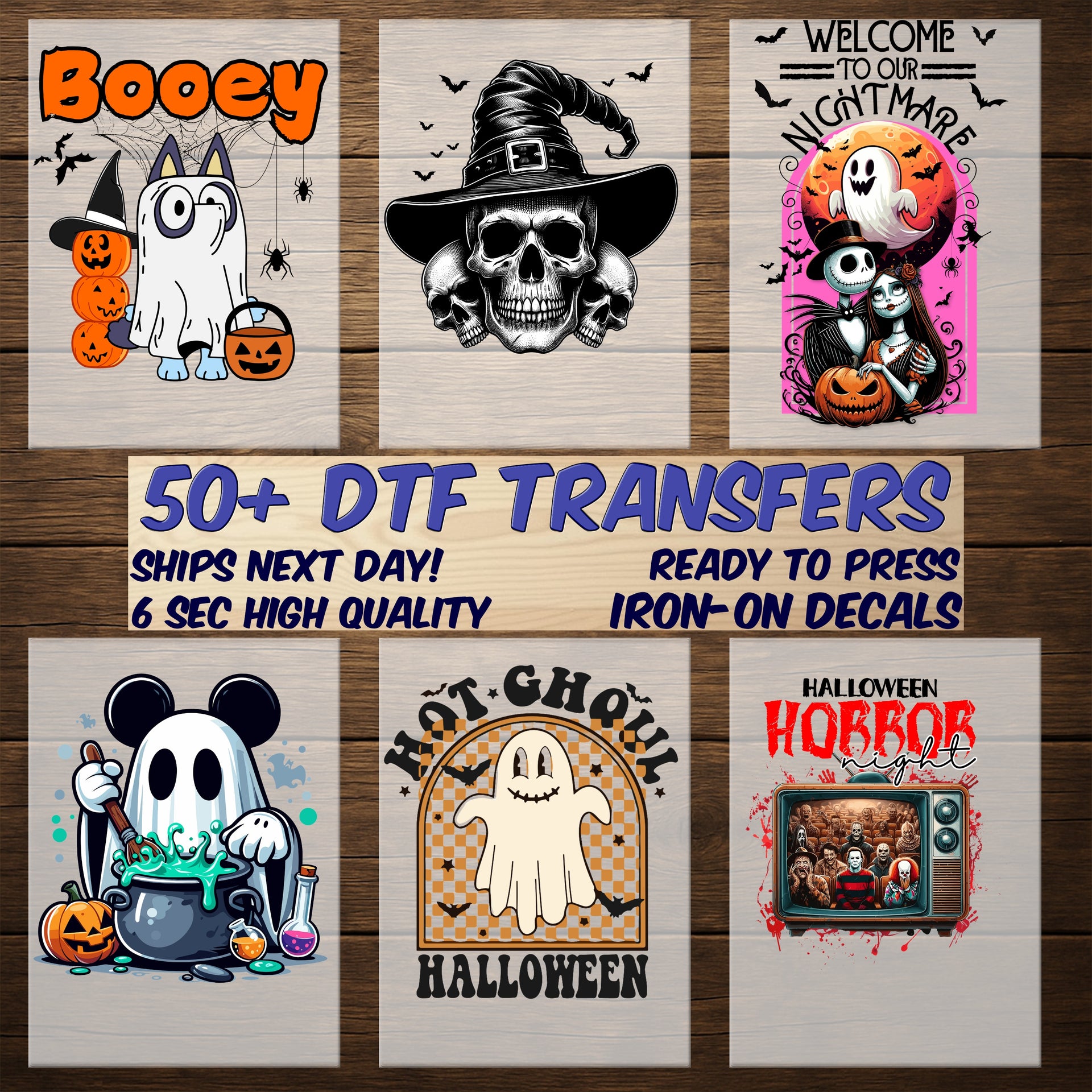 Classic Horror Movie Character Halloween Ready To Press DTF Transfer for Gothic Apparel Fans Shirt