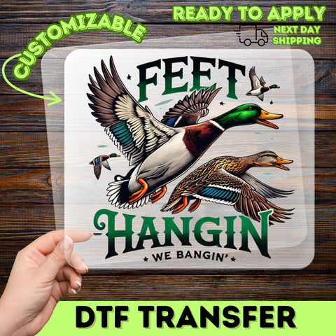 Rustic Duck Hunting Outdoor Adventure Ready To Press DTF Transfer for Outdoorsmen Apparel & Nature Enthusiasts