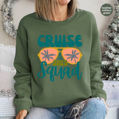 Cruise Squad 2025 Retro Cute DTF Transfer for T-shirts & Apparel - Ready to Press Group Vacation Holiday Outfit