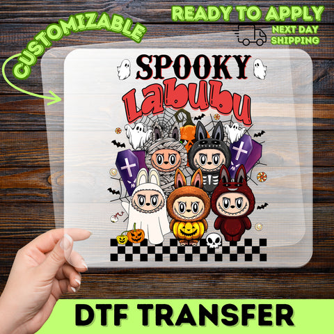 Cute Halloween Group Costume DTF Transfer for Spooky Halloween Parties & Fun Apparel