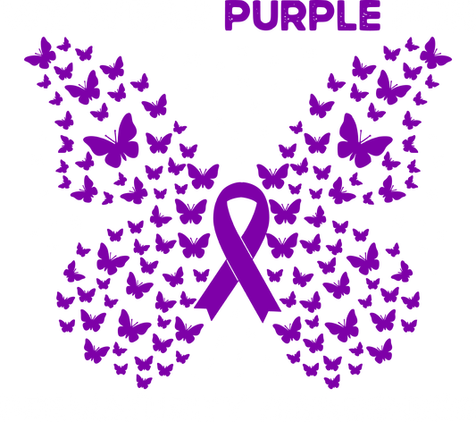 Prematurity Awareness Shirts, Family Support Gifts, Purple Ribbon Tshirt, Butterfly Graphic Tees, Gift for Mom, Premature Warrior T-Shirt