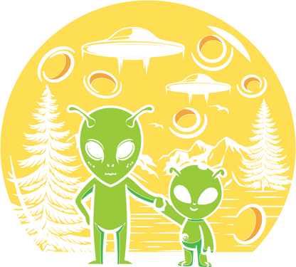 Aliens Invasion Tee, Baby Alien Tshirt, Flying Saucer Shirt, Outer Space Shirt, Ufo T-shirt Space Shirts, Galaxy Tee, Cute Alien Shirt