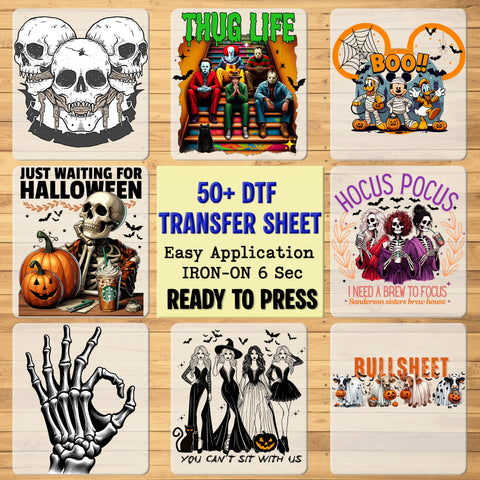 Funny Halloween Michael Myers Parody DTF Transfer Ready To Press Iron-On for T-Shirt or Sweatshirt
