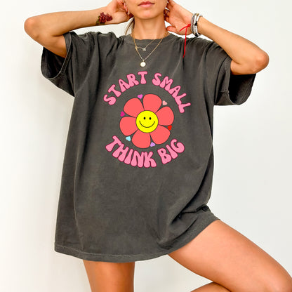 Inspirational Retro Flower DTF Transfer Group & Classroom Positive Vibes T-shirt Sweater Decor