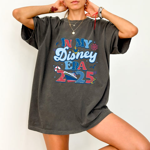 Disney Cruise 2025 DTF Transfer Iron-On Ready to Press Cute Nautical Theme for Family Vacation T-Shirts & Apparel