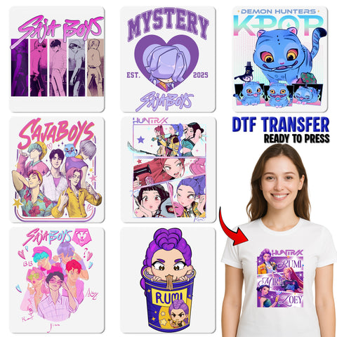 Cute Anime Baby Est. 2025 DTF Transfer Ready to Press for Funny Family Apparel