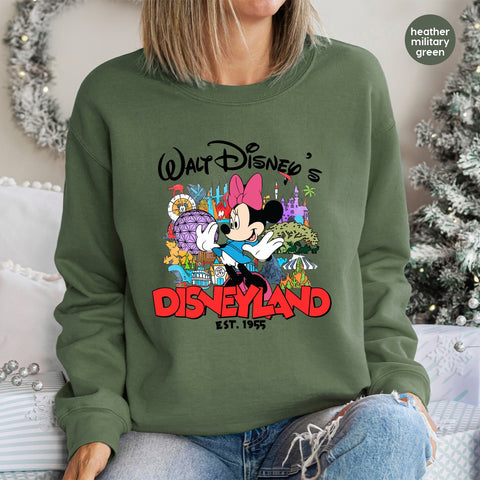 Disneyland Family Fun DTF Transfer, Cute Character Iron-On, Ready To Press Vacation T-Shirt, Disney Park Apparel for Fans