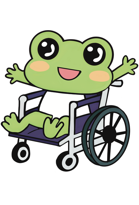 Disability Rights Shirt, Disabled Frog Graphic Tees, Accessibility Shirt, Disability Awareness Month Outfit, Disabilities Support Shirt