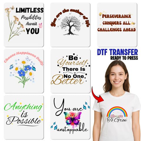 Togetherness & Unity Iron-On DTF Transfer, Cute Minimalist Design for Family Reunion Shirts, Ready to Press Apparel