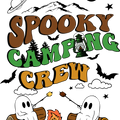 Halloween Camping Shirt, Ghost Tshirt, Spooky Season Shirt, Camper Ghost T-shirt, Camp Life Shirt, Halloween Camp Tees, Camper Shirt