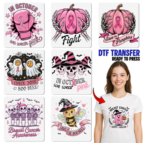 Trendy Sassy Halloween Pumpkin DTF Transfer for Women | Ready To Press Funny Leopard Print Iron-On for T-Shirt & Apparel