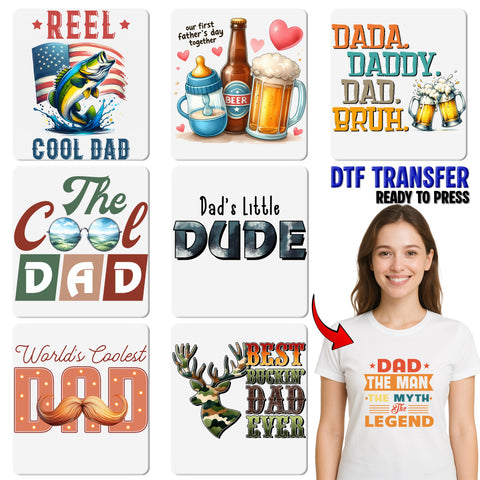 Best Racing Dad Iron-On DTF Transfer for Father's Day Shirt, Ready To Press Car Enthusiast Apparel, Funny Motorsport DTF Gift