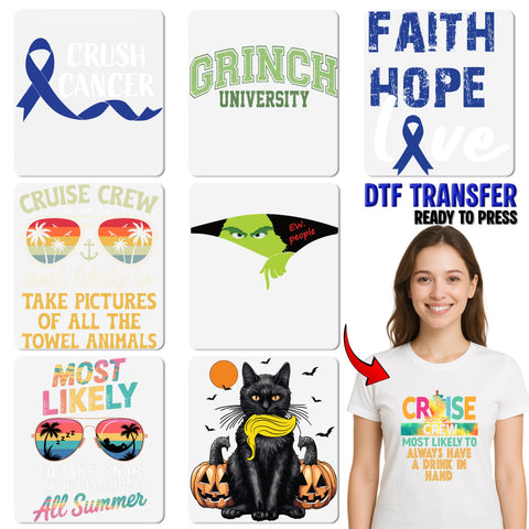 Funny Grinch Christmas Ready To Press DTF Transfer, Merry Grinchmas Iron-On For Shirts, Pop Culture Holiday Apparel For Families