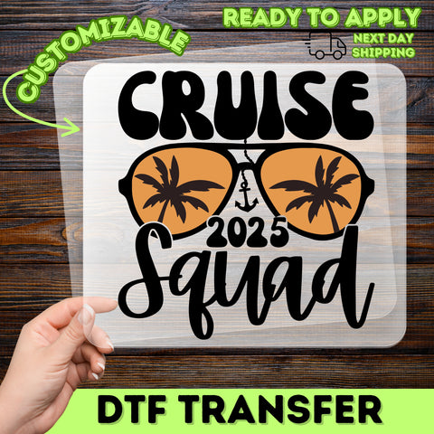 Tropical Vacation Vibes Sunsets Ready To Press DTF Transfer for Summer Party Beach T-shirts & Group Apparel