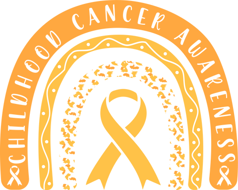 Childhood Cancer Rainbow Shirt, Childhood Cancer Awareness Shirt, Gold Cancer Ribbon Shirt, Gold Ribbon Shirt, Cancer Warrior Tee,Cancer Tee