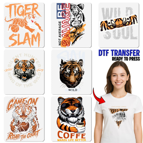 Roar with Pride Leopard DTF Transfer for Motivational Sports & Team Spirit Apparel Shirts Ready To Press
