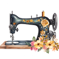 Sewing Lover Shirt, Sewing Machine Tee, Sewing Tshirt, Funny Sewing Shirts, Sewing Machine Floral Shirt, Dress Sewing Pattern Flower Tee