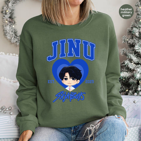 Cute Chibi Style SajaBoys DTF Transfer Ready To Press Iron-On T-Shirt Apparel K-Pop Fan Gift