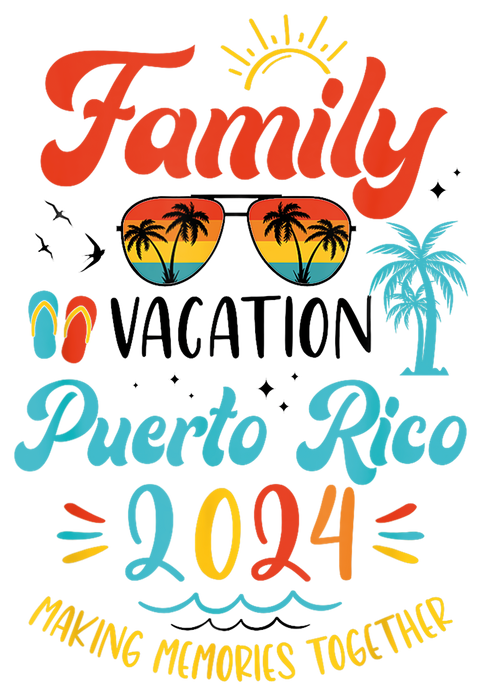 Family Vacation Puerto Rico 2024 Shirt, Family Trip Puerto Rico Shirt, Family Vacation 2024 Matching Shirt, Family Trip 2024, Summer Shirts