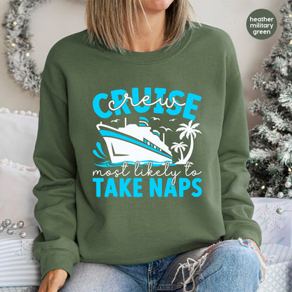 Funny Cruise Ship DTF Transfer, Ready to Press Iron-On Ocean Travel Humor for T-Shirt or Sweatshirt, Vacation Group Apparel, Holiday