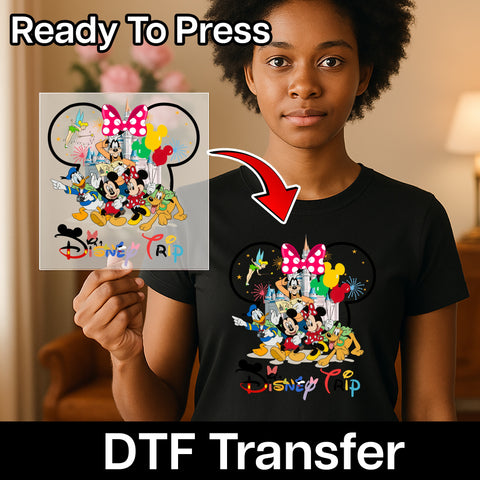 Cute Halloween Bat DTF Transfer Iron-On Ready To Press Funny Halloween Apparel for Women T-shirt Sweatshirt