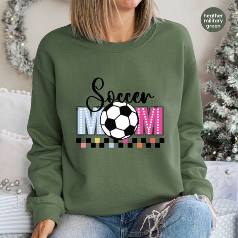 Soccer Mom DTF Transfer Ready to Press Funny Athletic Apparel Gift for Sports Moms Custom Iron-On Design