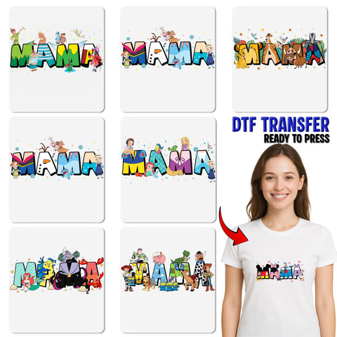 Cute Family Holiday T-Shirt Ready To Press DTF Transfer Fun & Playful Kids Event Apparel Iron-On for Family Outings