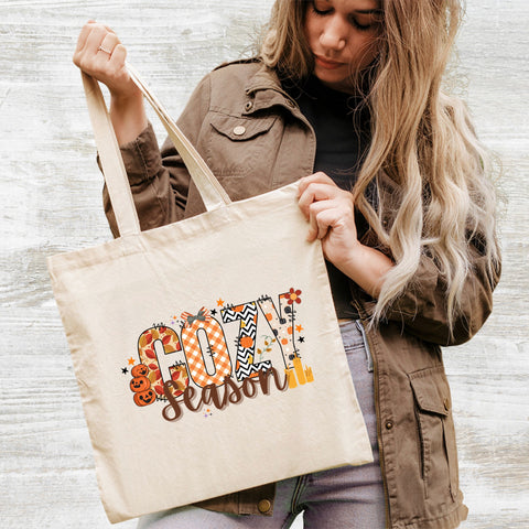 Cute Cozy Fall Halloween Pumpkin Spice DTF Transfer for Women T-Shirt & Sweatshirt | Ready to Press Iron-On Seasonal Apparel