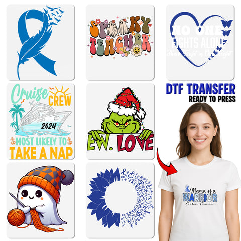 Funny Grinch University Christmas DTF Transfer for Shirts, Ready to Press Holiday Apparel for Families & College Students